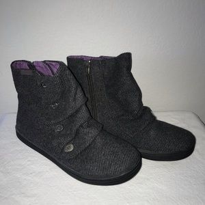 Women’s Blowfish gray ankle boot size 10